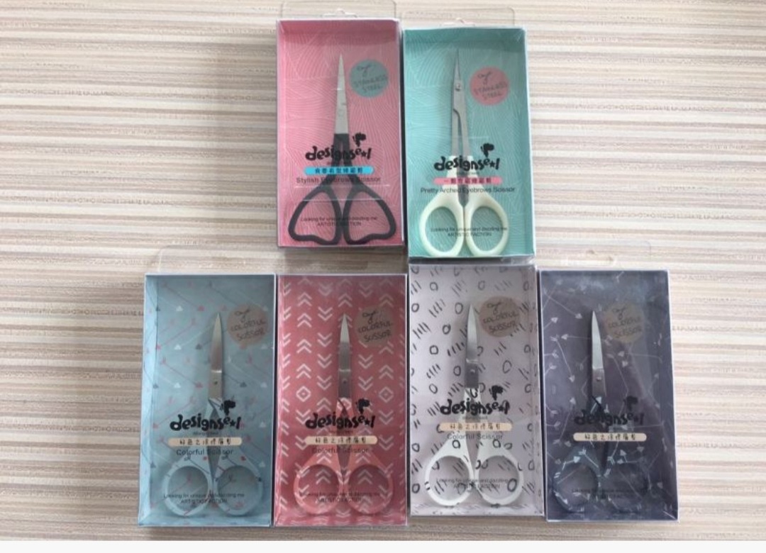 Beauty tools: Stainless steel beauty scissors, eyebrow clippers, false eyelashes, double eyelid stickers, scissors pic 10