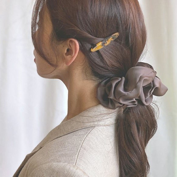 Korean atmosphere acetate crushed hair clips, side clips, simple one-line clips, duckbill clips, high-end autumn and winter bangs clips for women pic 11