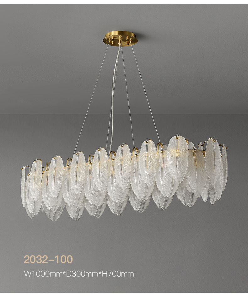 2022年新款美式轻奢全铜餐厅吊灯后现代设计师吧台样板间创意灯具详情10