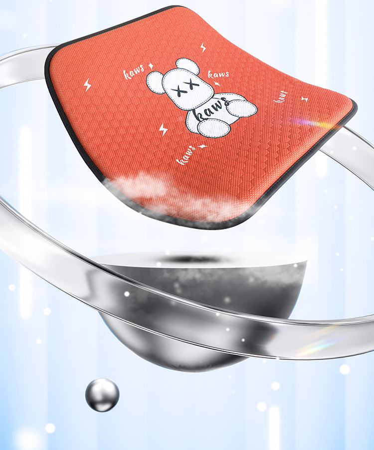 Honeycomb car gel seat cushion, single piece, all-season, cool seat cushion, summer breathable and ventilated bottom cushion, office pic 4