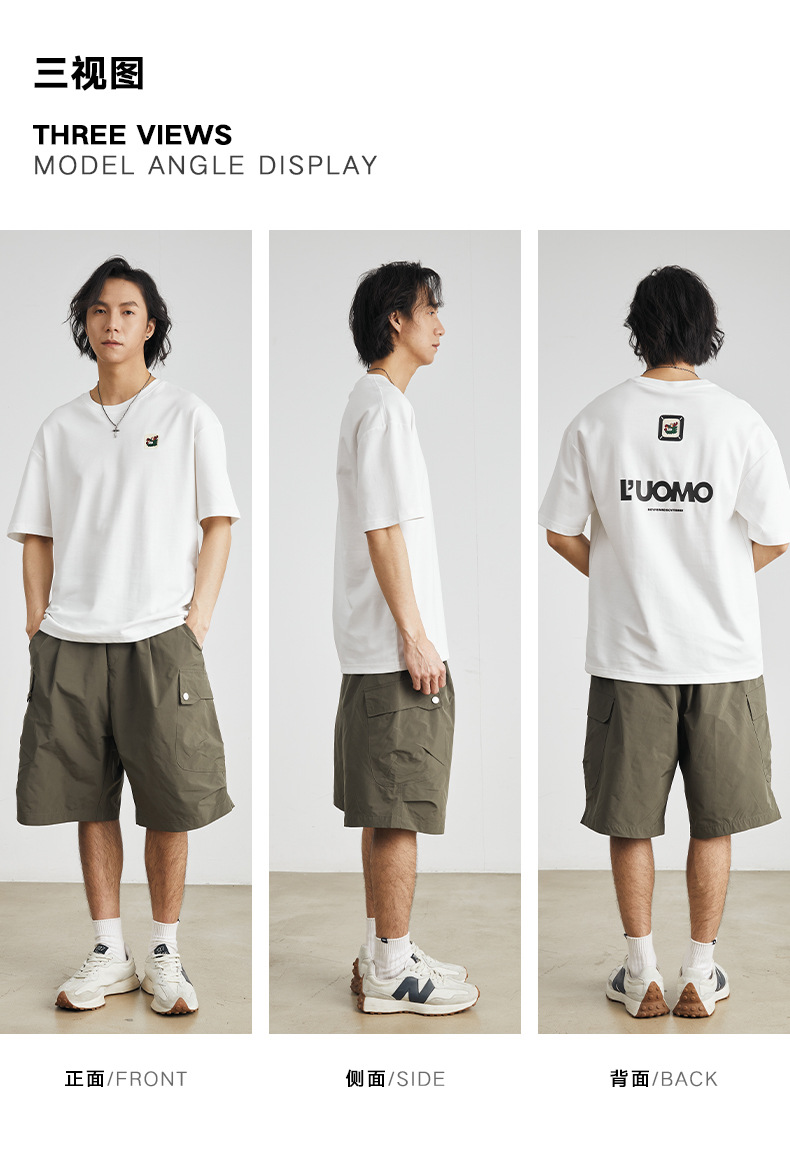 亦止男装龙年刺绣印花印花T恤男短袖夏季新款休闲情侣半袖上衣潮详情4