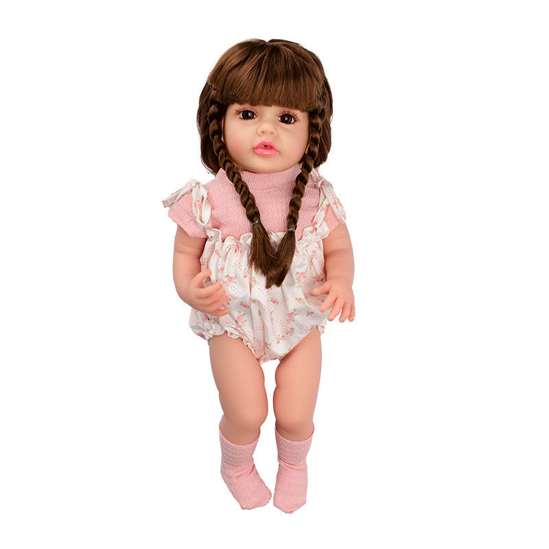 仿真娃娃工厂直销跨境新款60cm仿真婴儿重生娃娃全软胶洋娃娃玩偶详情12