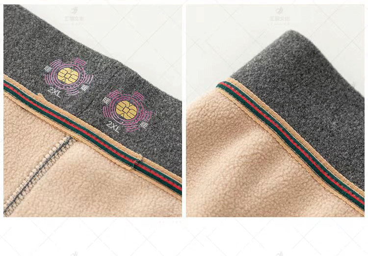 保暖裤女士加厚加绒棉裤冬季内穿棉毛裤男士羊羔绒驼绒打底裤秋裤详情22