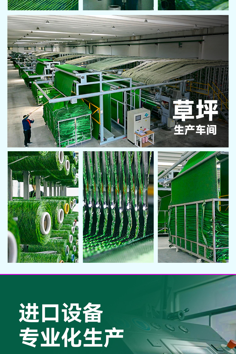 仿真植物假草坪地毯彩虹色草皮仿真室外草坪围挡人工四色草皮详情3