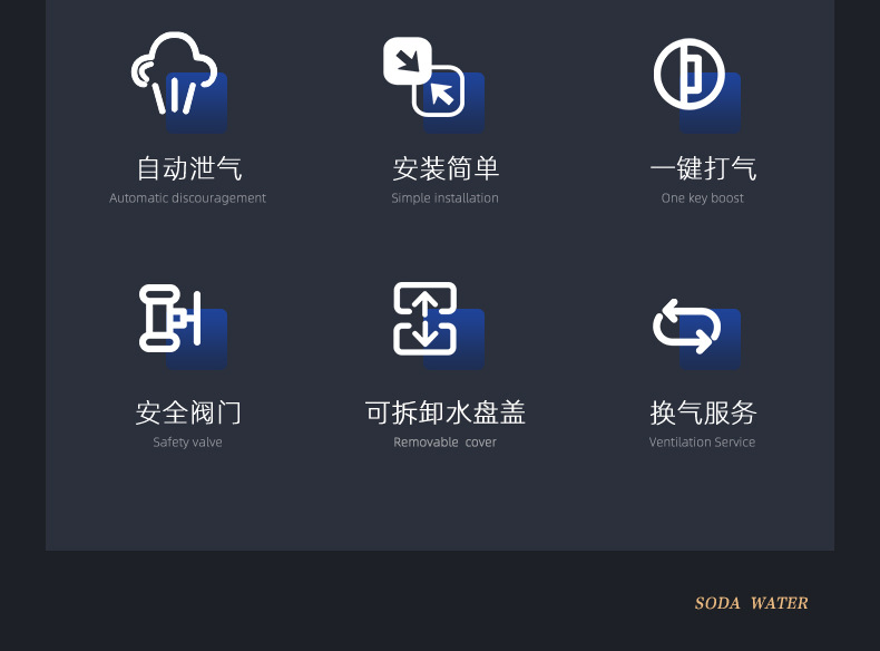 气泡水机苏打水机家用自制碳酸饮料打气机可乐汽水机奶茶店商用详情2
