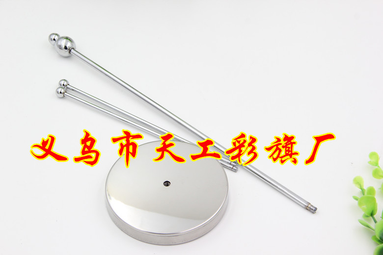 Wholesale marble Y-shaped silver table flag stands, national flags, colored flags, hand-cranked floor-standing flagpoles pic 9