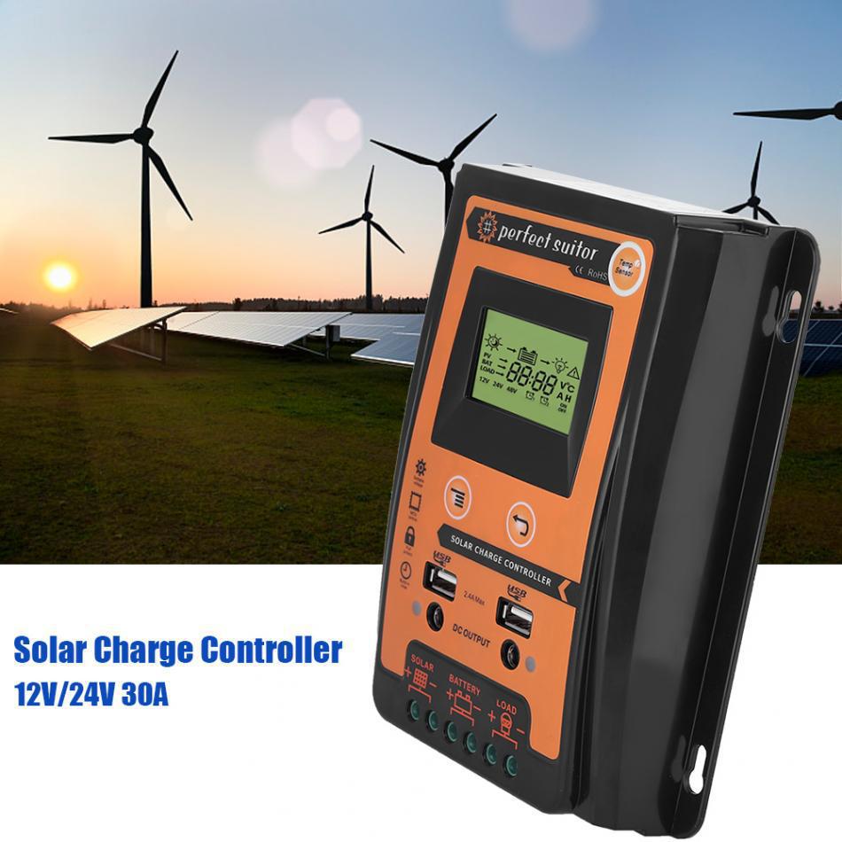 New best-selling PWM solar controllers: 12V, 24V, 30A, 50A, 70A solar cell charge and discharge controllers pic 5