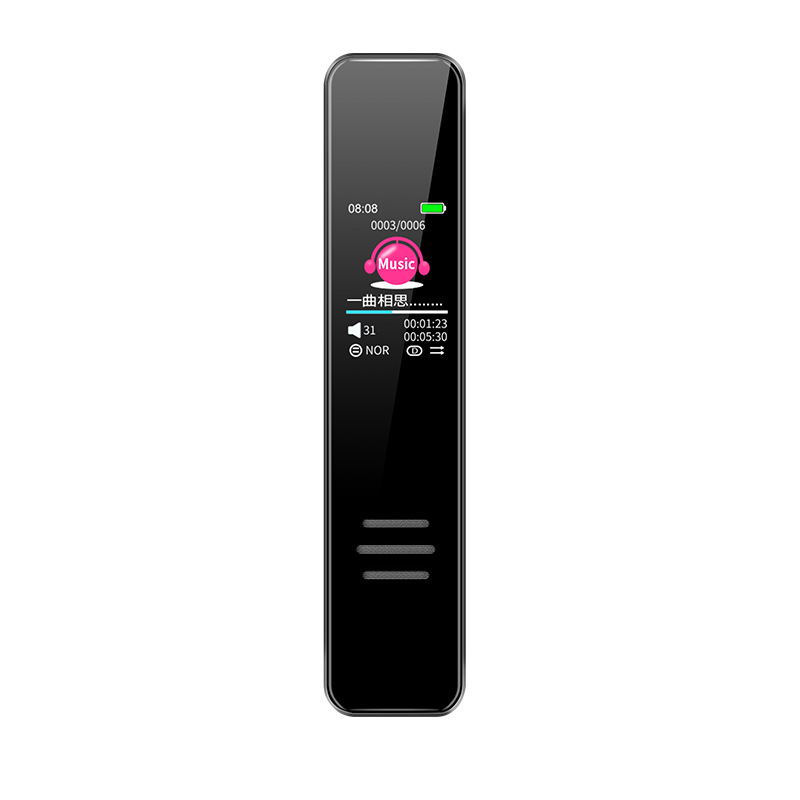 5D mirror eye-protecting color screen digital voice recorder 3072KBPS MP3 player pic 9