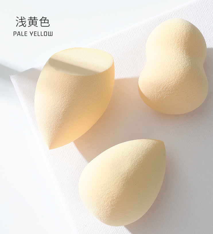 Hydrophilic beauty eggs are super soft and can be used both dry and wet. They expand when exposed to water and do not absorb or clog powder. Makeup and color egg manufacturers have them in stock pic 5