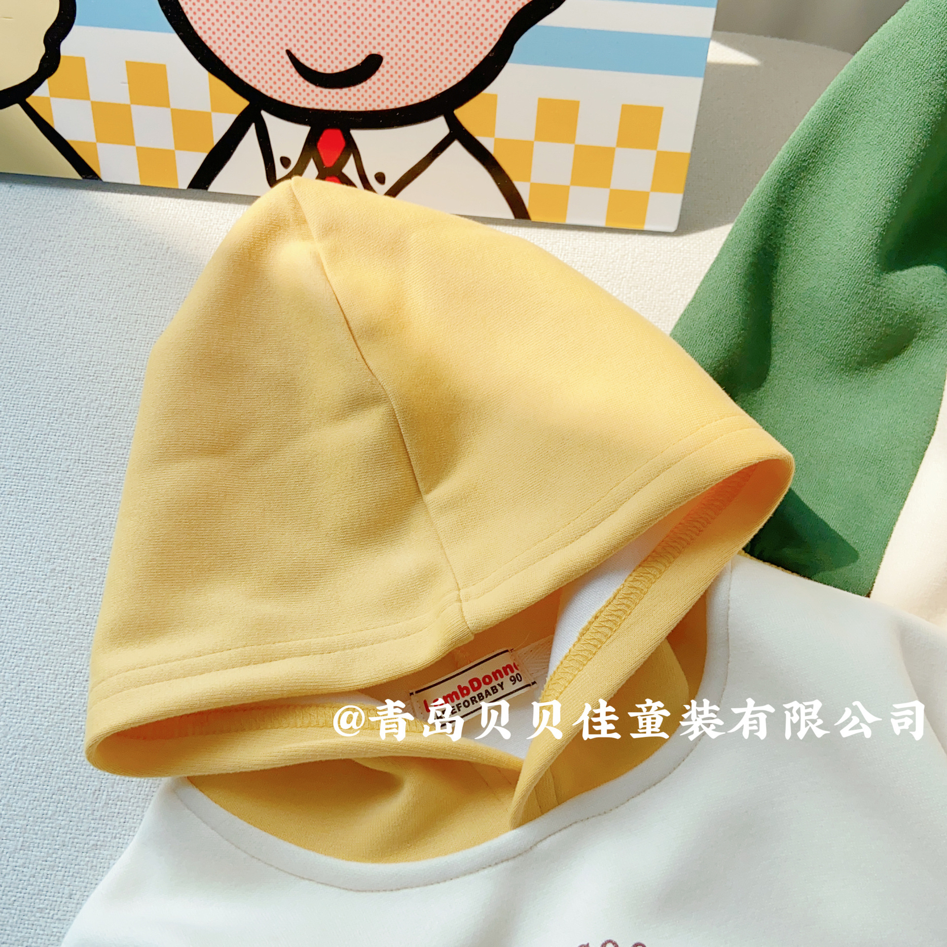 男童女童卫衣23秋冬加绒加厚小童连帽套头一体绒宽松卫衣批发零售详情19