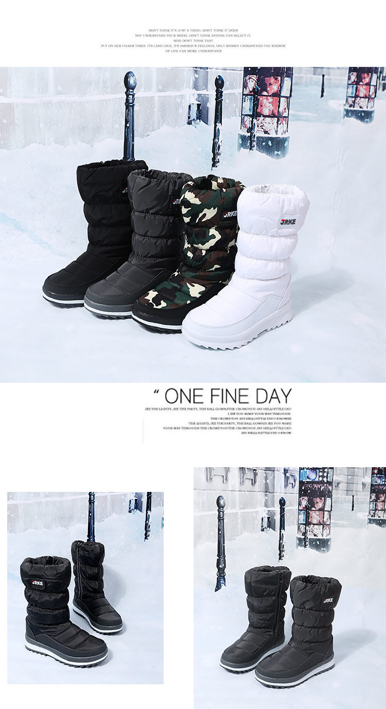俄罗斯跨境外贸大码2023秋冬新款加绒加厚雪地靴女棉靴Snow boots详情35
