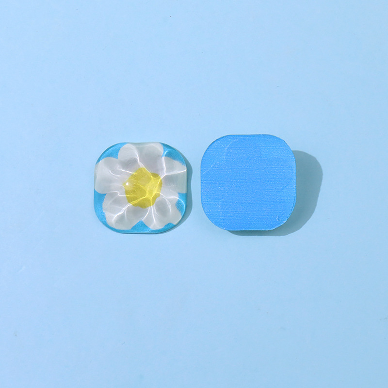 Water ripple flower ear stud patches, retro hair clips, mobile phone cases, DIY handcrafted materials, bulk goods, accessories wholesale pic 3