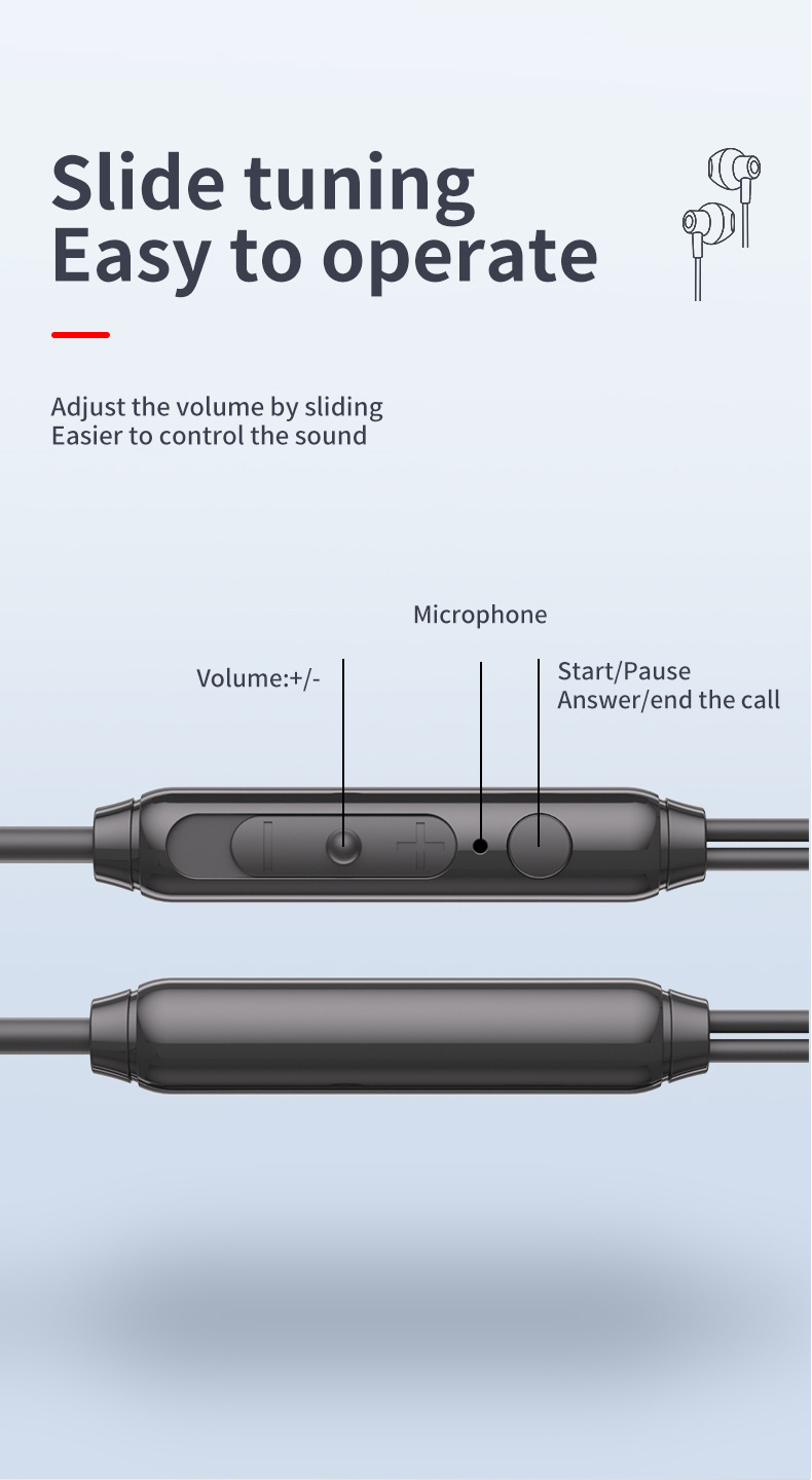 新款跨境热卖Type-c耳机有线耳机半入耳数字解码接口线控耳机现货详情7