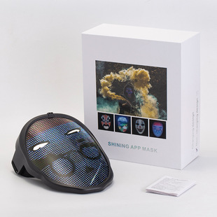 亚马逊LED灯发光眼镜潮未来科技感抖音同款酒吧蹦迪爆闪充电眼镜详情1