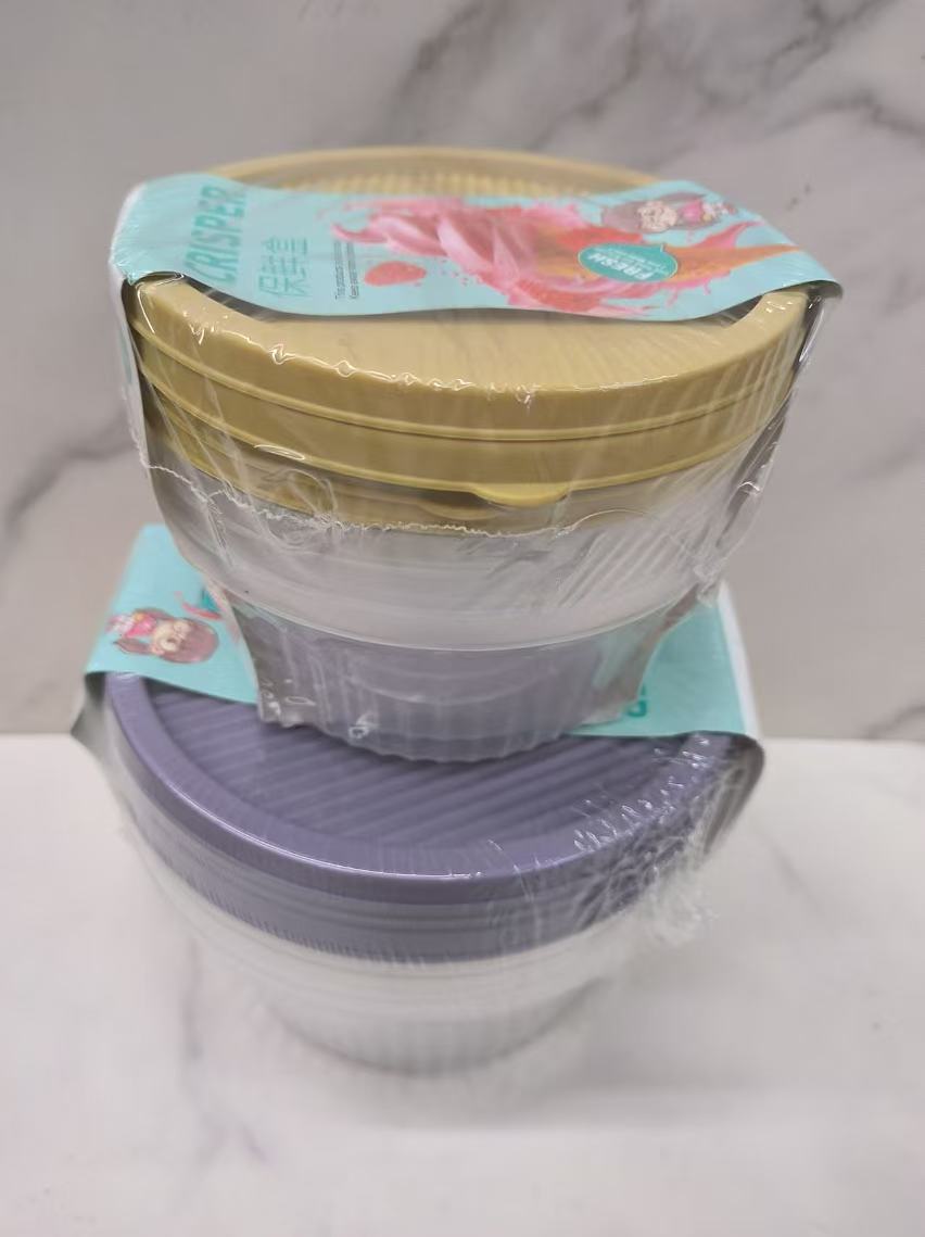 Sealed food storage boxes, plastic household large-capacity storage boxes, food and fruit storage boxes, meal boxes, cake boxes pic 1