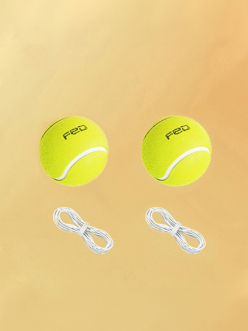 飞尔顿网球初学者高弹性耐打训练单人带线网球弹力绳回弹比赛球详情8