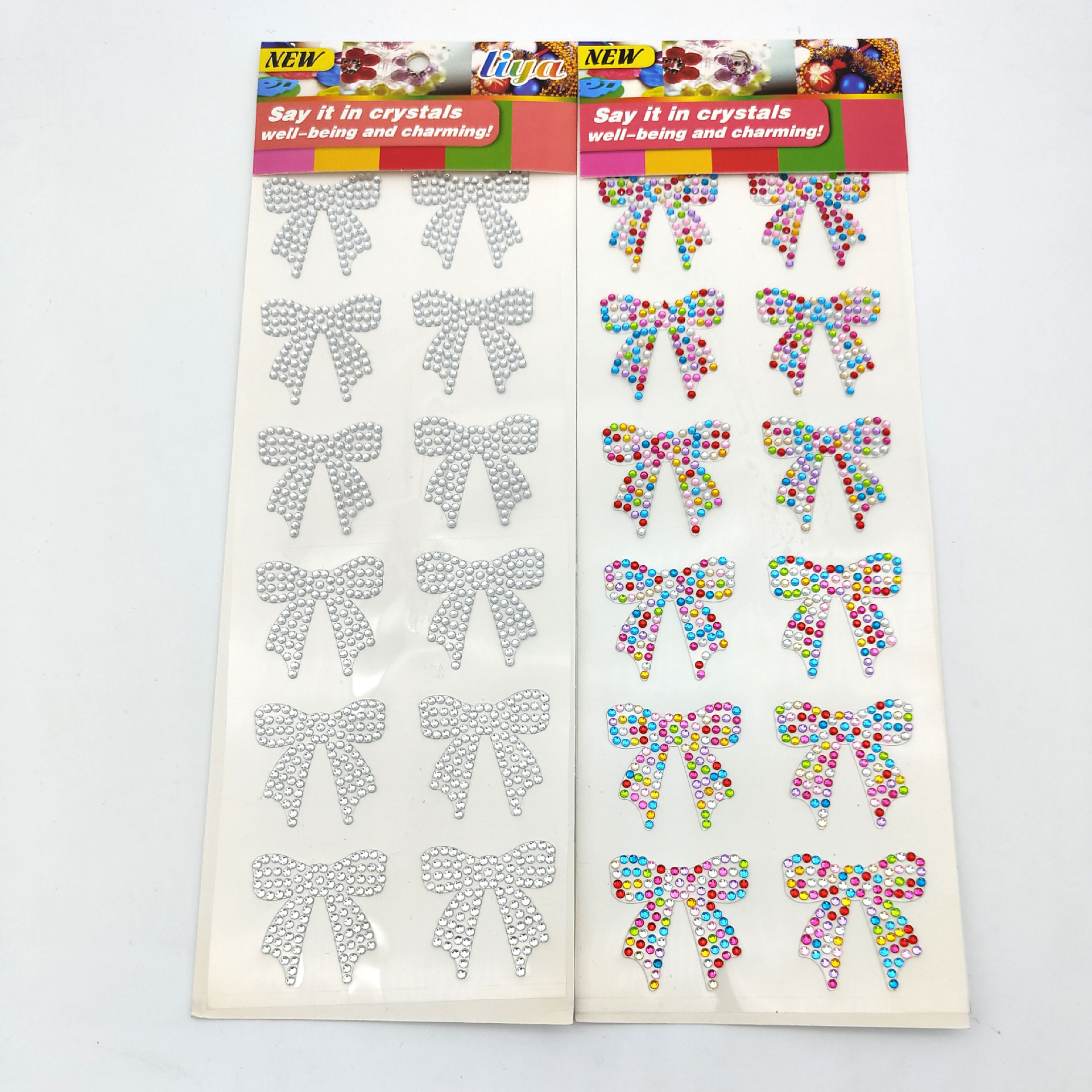 Daka acrylic decorative stickers, crystal gemstone stickers, car and mobile phone stickers, heart, crown, thumb, cherry pic 8