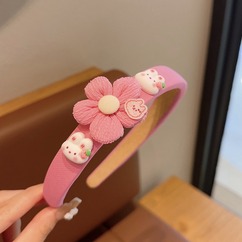 韩国儿童发箍甜美小女孩碎发卡头饰女童卡通头箍防滑不勒头发饰品详情12