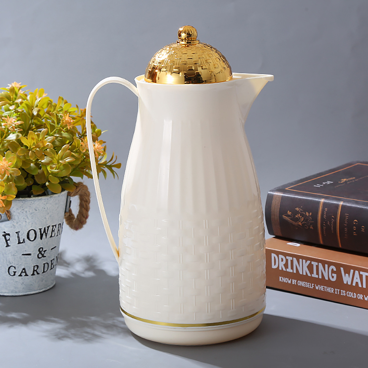 保温水壶家用中东保温壶玻璃内胆热水瓶保温瓶红茶水壶咖啡壶1L详情3