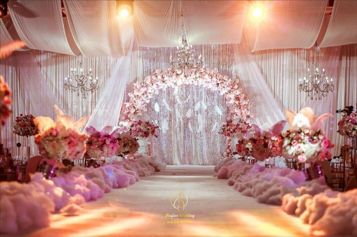 The manufacturer has 60-65 cm colored ostrich feather wedding window carnival prop decorative feather table lamp in stock pic 29