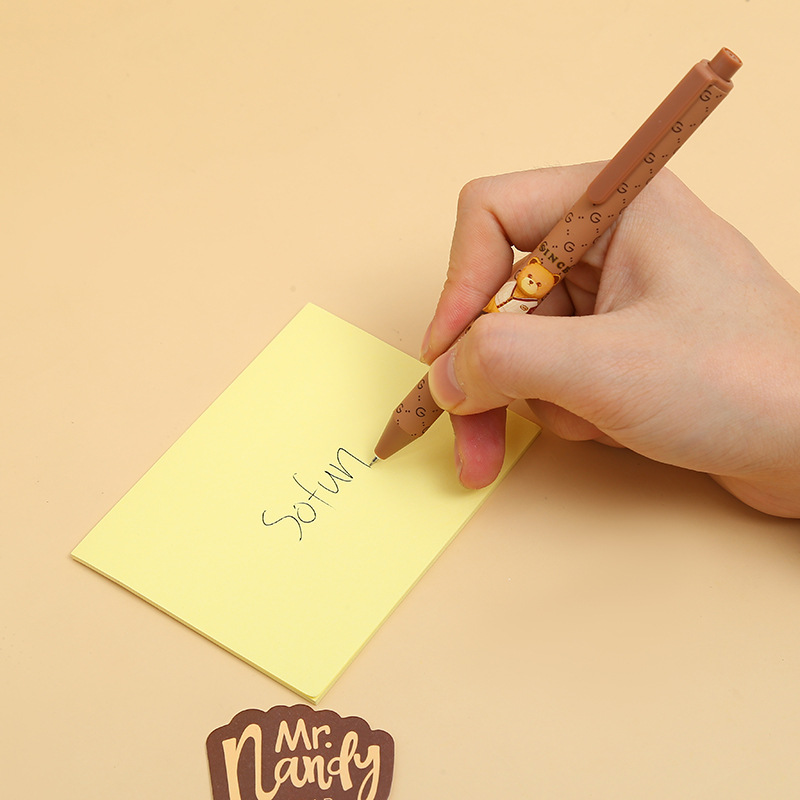 The ST pen tip is extremely smooth. The front of the pen is made of metal and features a ZF2659 illustrator in collaboration with Nandy Bear pic 7