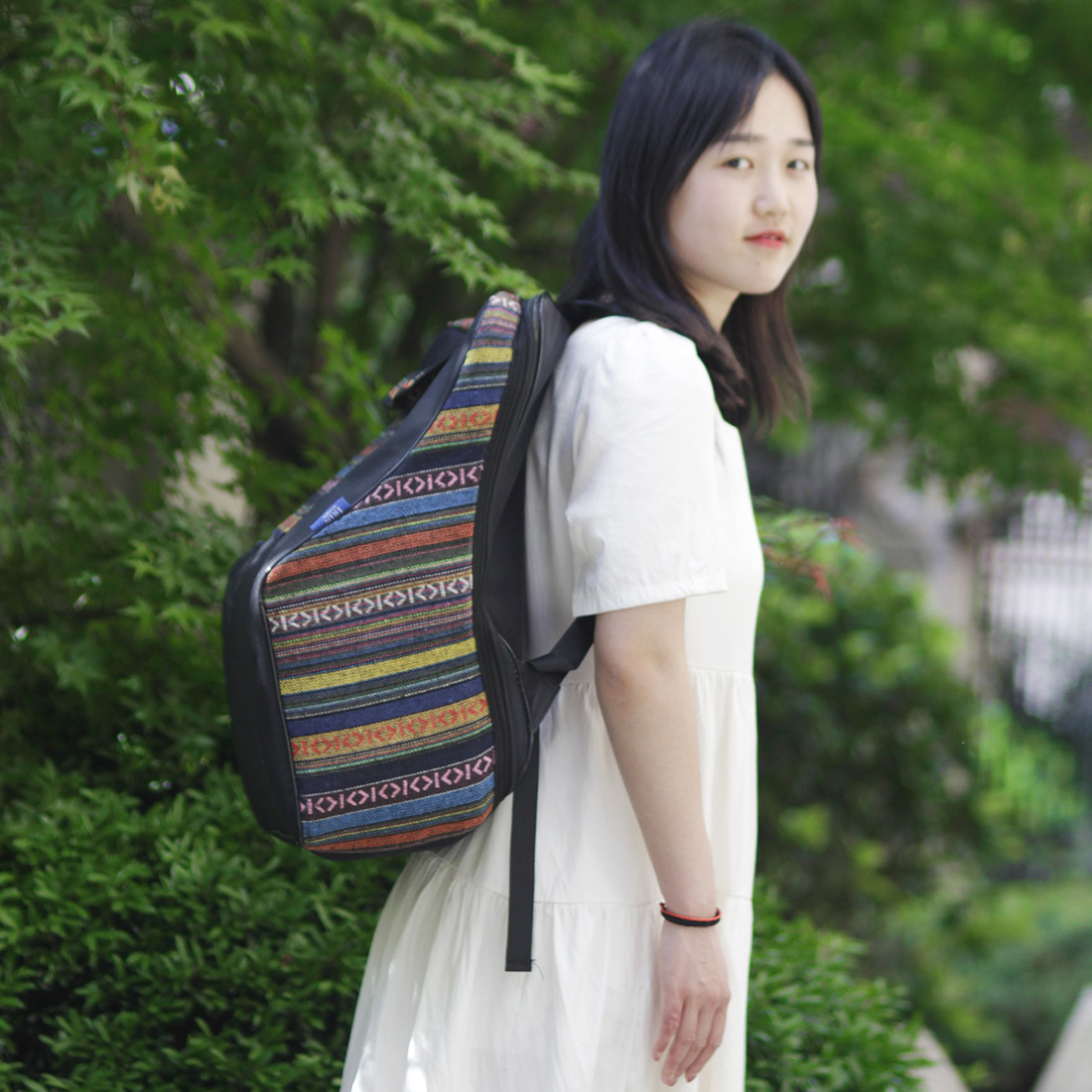 Wholesale IRIN ethnic style accordion instrument bag 48-120 bass with cotton waterproof backpack Echo case pic 5
