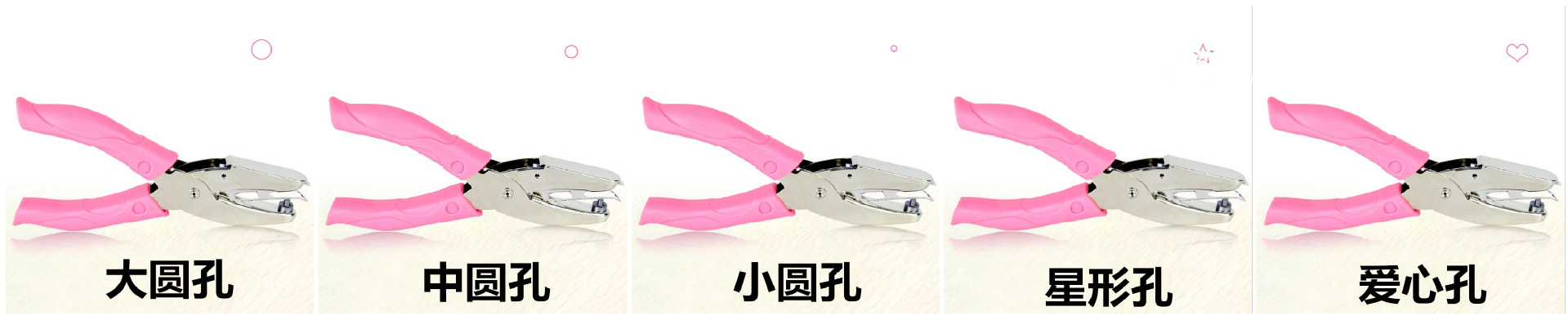 Dongnan labor-saving medium round hole puncher, manual single-hole puncher, paper feeding thick paper puncher, puncher pic 1