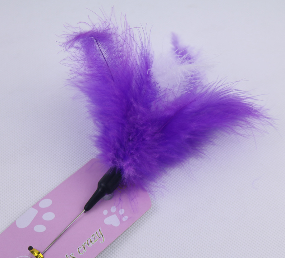 Small and lightweight purple cartoon cat toys are available in large stock pic 5