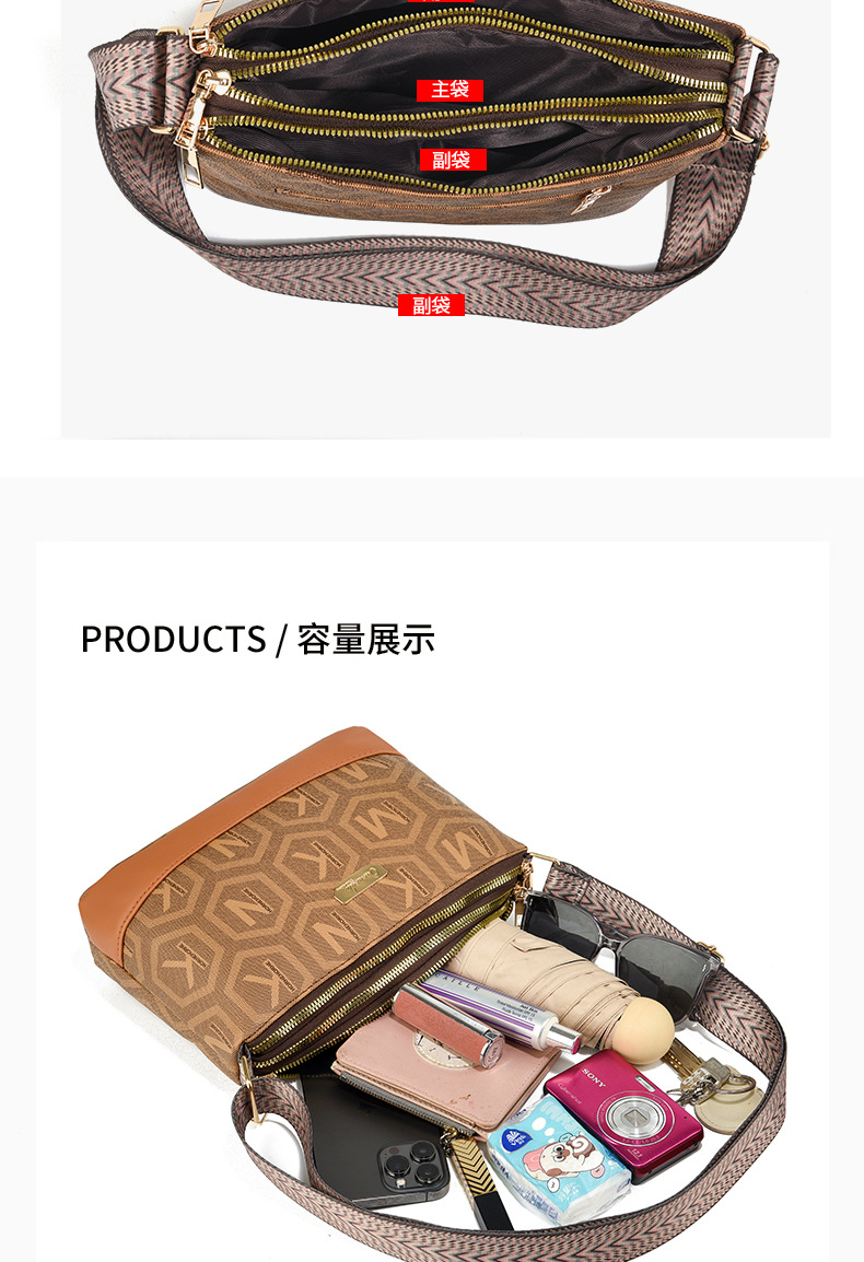Crossbody bag tote bag mujer 2025 nueva bolsa de un solo hombro de gran capacidad bolsa de sentido de alto nivel fábrica pic 14