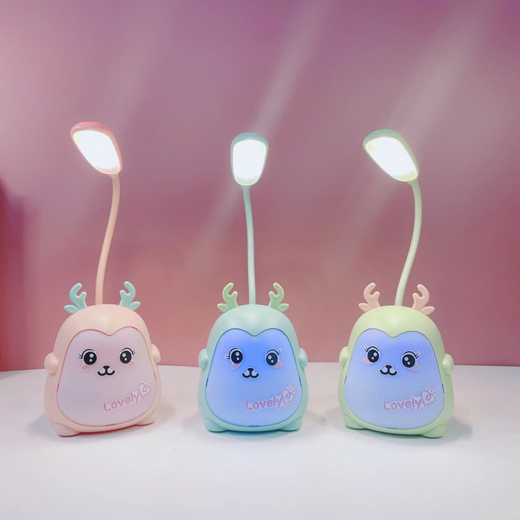 卡通USB企鹅台灯桌面学习台灯阅读灯床头灯学生礼品灯折叠LED台灯详情22
