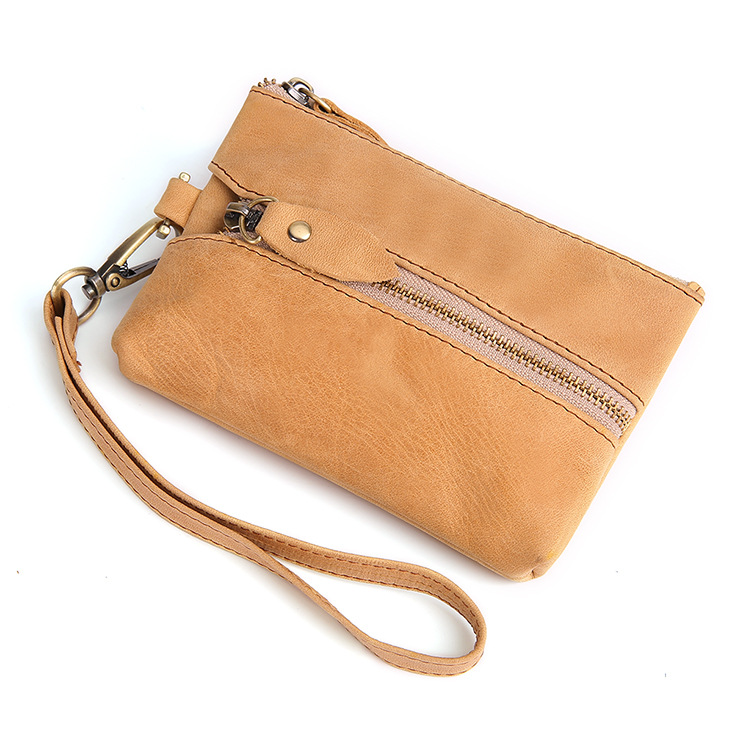 跨境疯马皮钥匙包多功能零钱包复古真皮汽车钥匙包门用车用钥匙包详情39