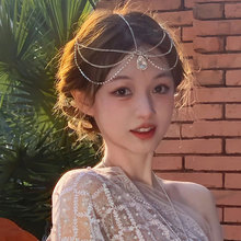 儿童傣族花儿舞蹈演出服装孔雀舞表演服艺考渐变修身鱼尾裙女童详情45