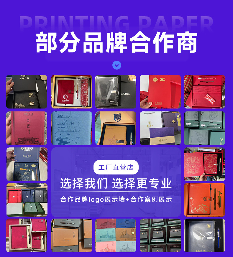 Customized A5 business notebook gift box set, high-end office notebook with high appearance level, as a gift for corporate year-end parties pic 4