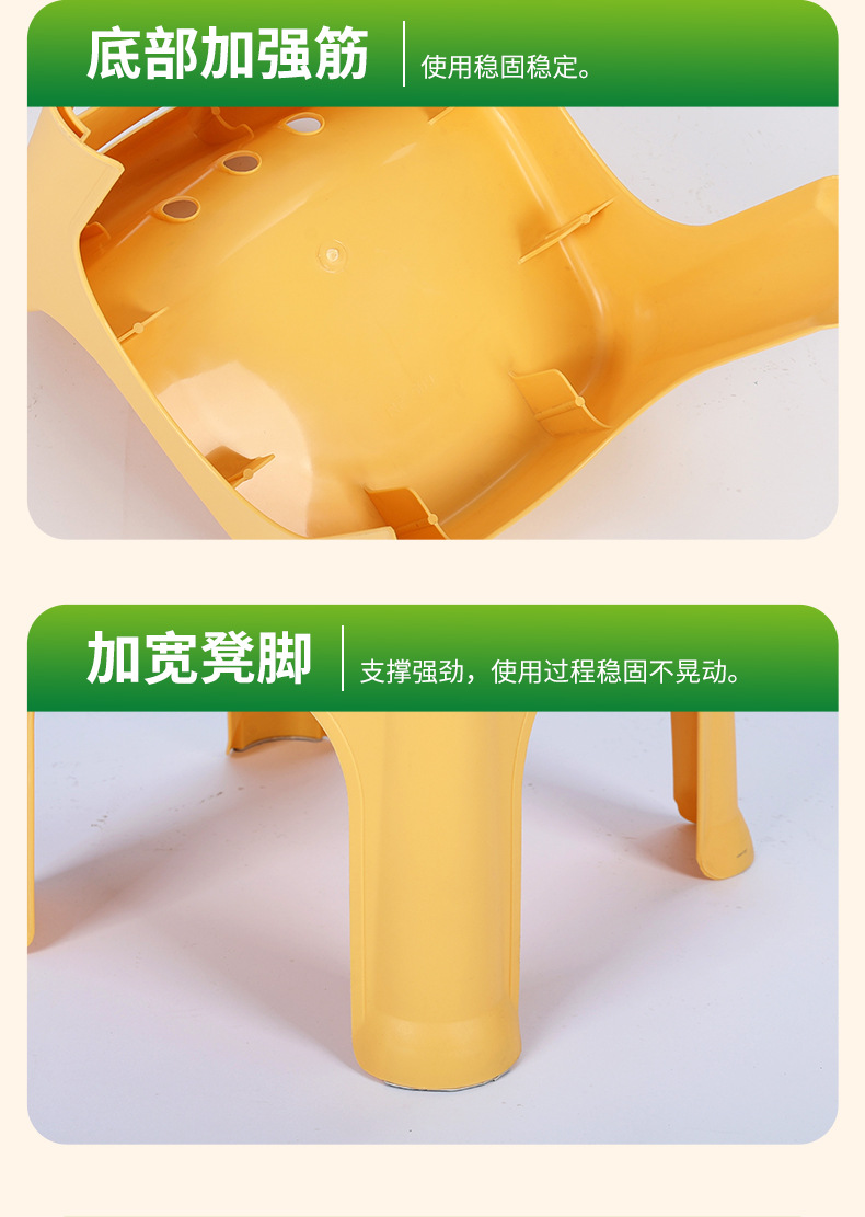 8592儿童椅小矮凳矮板儿童小孩靠背加厚凳子家用客厅聚会防滑椅子批发详情8