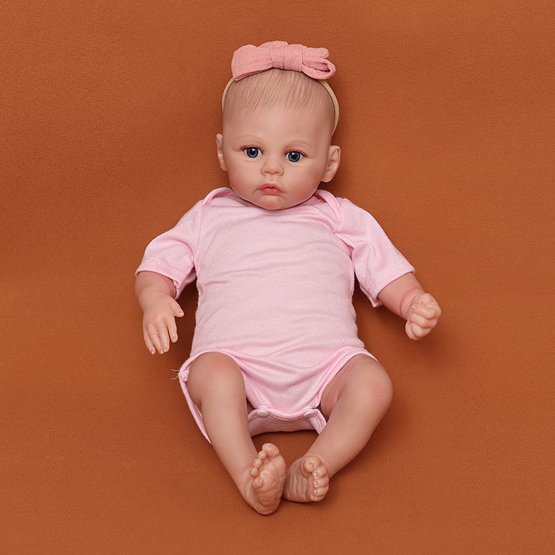 50厘米硅胶超软Q弹宝宝 仿真婴儿重生娃娃 新生儿模特跨镜出口详情9