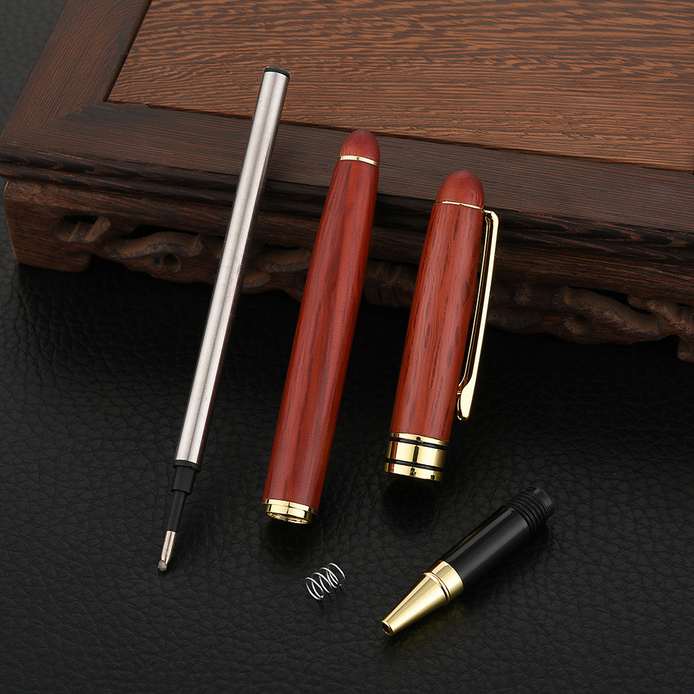 Retro rosewood pens, business gifts, wooden pens for conferences, wooden pens for making enterprise logos, wholesale in stock pic 36