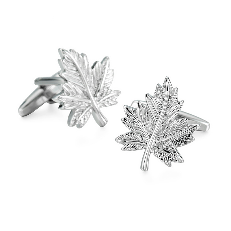 帧萌袖扣高品质纯铜玫瑰花四叶草积木纽扣商务男法式衬衫袖扣袖钉详情13