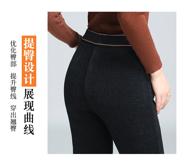 金貂绒中年妈妈裤子女秋冬款加绒加厚保暖休闲裤女百搭显瘦铅笔裤详情16