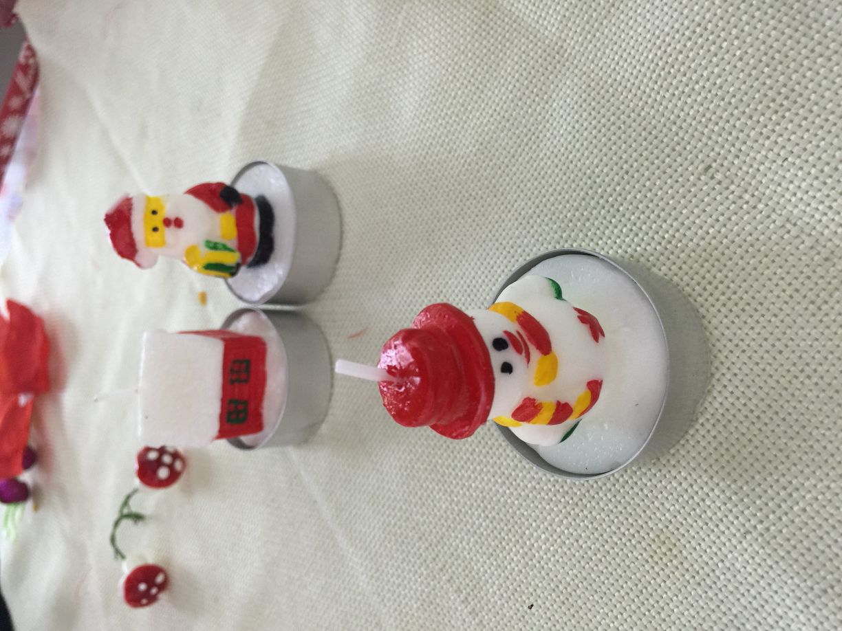 Factory wholesale candles. Christmas candles. Custom orders based on samples are available. Christmas candle ornaments, Santa Claus snow pic 7