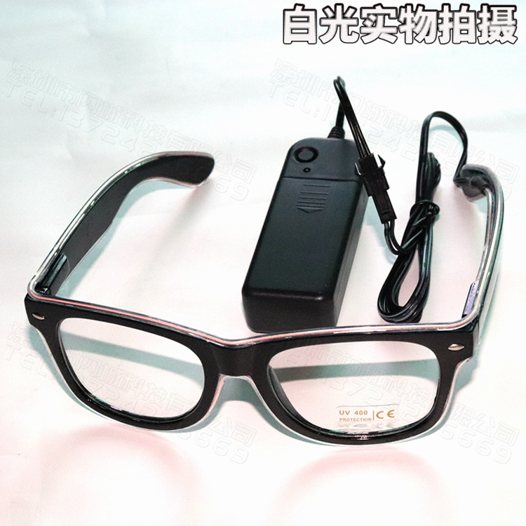 Illuminated Glasses, LED rice nails, voice-controlled bar party gifts, music night club atmosphere supplies, Neon Glasses pic 67