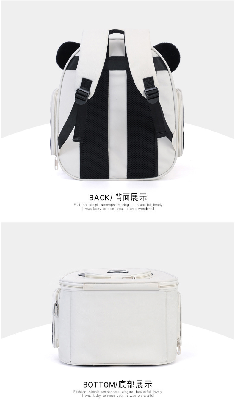 猫包透气舒适外出便携双肩包大容量手提猫包可折叠收纳宠物背包详情16