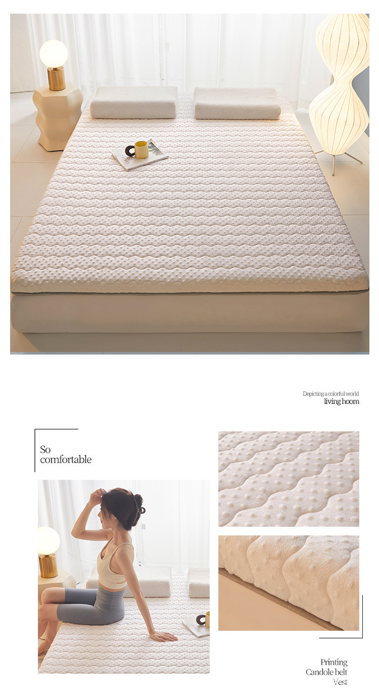 乳胶床垫加厚软垫1.5米床褥子家用榻榻米床垫子学生宿舍90cm垫被详情19