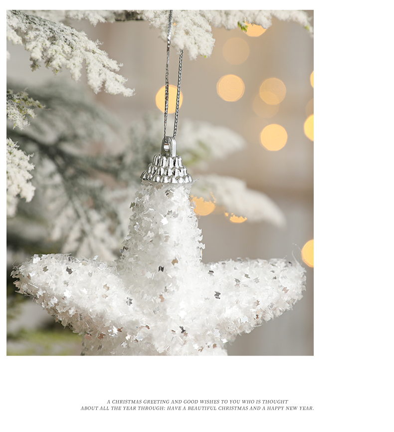 Simple Nordic-style Christmas gift package for foreign trade, white foam dowry packaging, ornaments, pendants, colored Christmas tree pendants, gifts pic 8