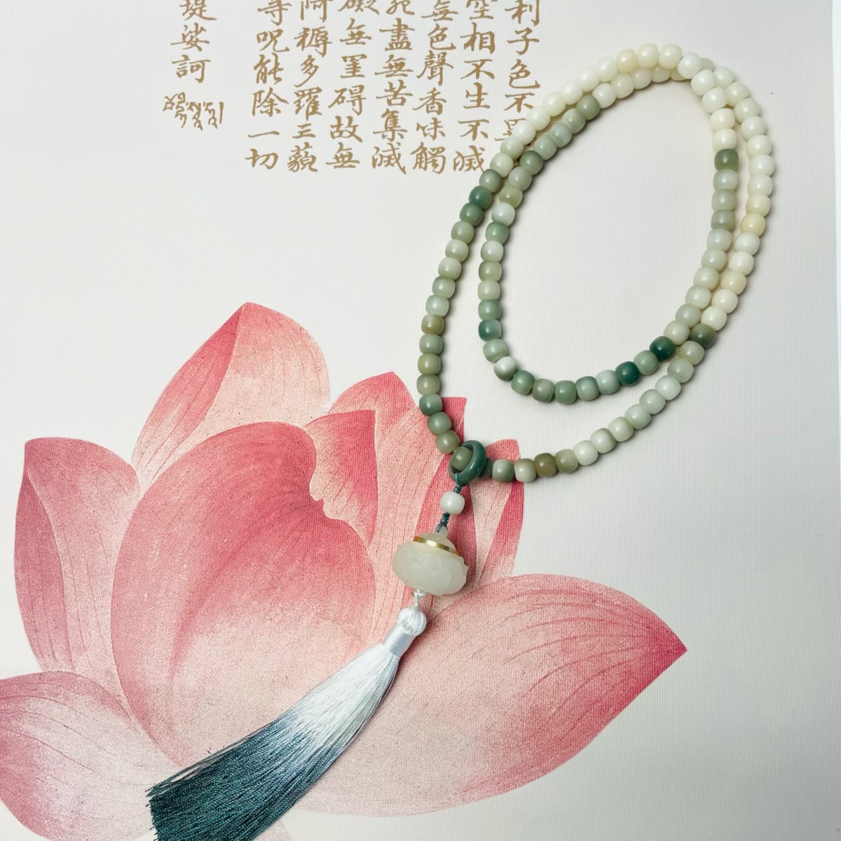 Qingmang Dunhuang Bodhi Root Bracelet, Handmade diy Buddhist prayer beads, prayer beads, necklace, bracelet, fine New Chinese-style jewelry wholesale pic 9