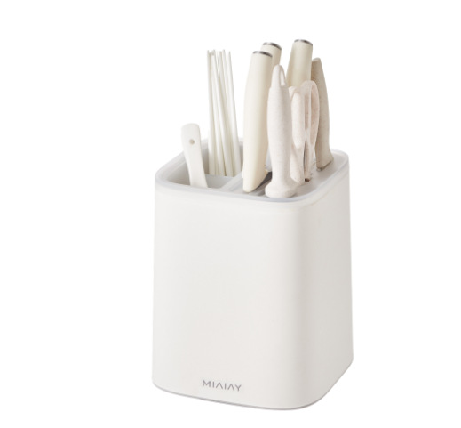 New household kitchenware knife rack 筷笼 multi-functional integrated kitchen knife rack household draining pic 1