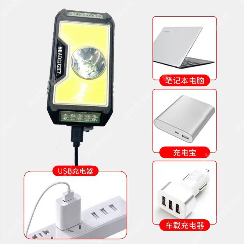 Emergency headlamps, high-intensity high beam lamps, portable fishing lamps, outdoor large headlamps, night fishing lamps, head-mounted lamp tubes pic 4