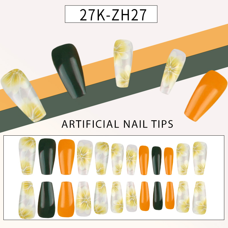 Wearable nail false nail patches are selling well in foreign trade. Wholesale and customization of the extended Barret nail art tool set for hot girls, exclusively for foreign trade pic 9