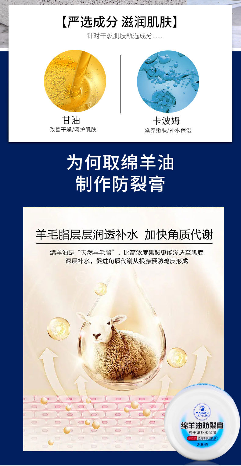 Wholesale Linzicai Sheep Placenta Essence Face Cream, High Moisturizing autumn and winter skin care moisturizing Hydrating Facial Care Cream, Moisturizing Cream pic 25