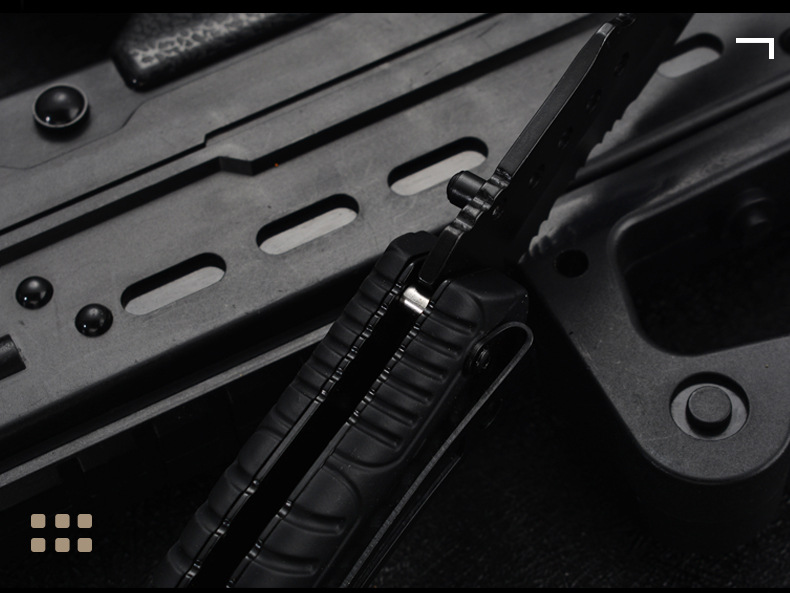 Mini folding knife, outdoor knife, survival knife for the wild, sharp short knife, height-resistant hard fruit knife pic 4