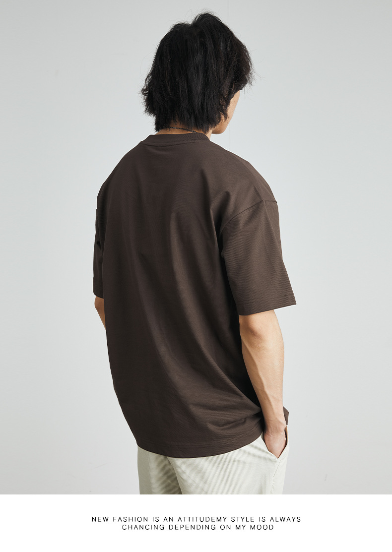 亦止男装美式卡通印花T恤男2024夏季新款短袖男宽松百搭情侣上衣详情13